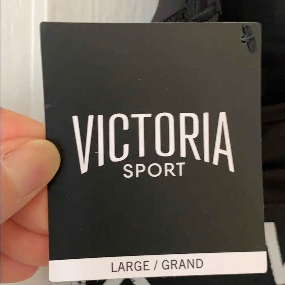 NWT VICTORIA’S SECRET VSX Black Racerback Body-Wick Sports Bra - Picture 8 of 13